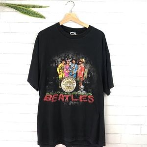 THE BEATLES OFFICIAL BAND MERCH OVERSIZED BAND TEE